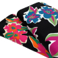 Preview: RESTSTÜCK 1,10m !!! - Viskose Twill - Flower Julieta - blau