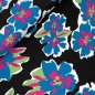 Preview: Viskose Twill - Flower Julieta - blau