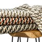 Preview: Viskose Twill - Graphic Wave - brown