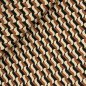 Preview: Viskose Twill - Graphic Wave - brown