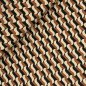 Preview: Viskose Twill - Graphic Wave - brown