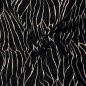 Preview: Viskose Twill - Linear Spirit - black/creme
