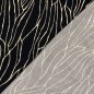 Preview: Viskose Twill - Linear Spirit - black/creme