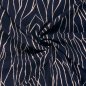 Preview: Viskose Twill - Linear Spirit - navy/nude