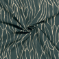 Preview: RESTSTÜCK 0,70m !!! - Viskose Twill - Linear Spirit - petrol/sand