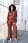 Preview: Viskose Twill - Linear Spirit - rost/light rose