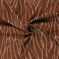 Preview: Viskose Twill - Linear Spirit - rost/light rose