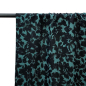 Preview: RESTSTÜCK 1,60m !!! - Viskose Twill - Black Flowers Morticia - petrol