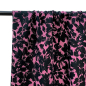 Preview: RESTSTÜCK 1,10m !!! - Viskose Twill - Black Flowers Morticia - violett