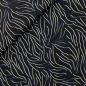 Preview: RESTSTÜCK 1,90m !!! - Viskose - Zebra - marine