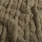 Preview: Viskose Zopfstrick - Scandi - khaki meliert
