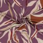 Preview: Viskosejersey - Aurora Flow - lila/nude/braun