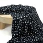 Preview: RESTSTÜCK 1,10m !!! - Viskosejersey - Dots - schwarz/weiß