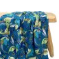 Preview: Viskosejersey - Florina Flowers - petrol