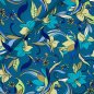 Preview: Viskosejersey - Florina Flowers - petrol