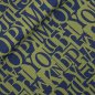 Preview: RESTSTÜCK 0,30m !!! - Viskosejersey - Letters - blue/olive