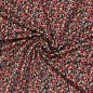 Preview: Viskosejersey - Mini Leaves - red