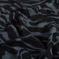 Preview: Viskosejersey - Night Line - greyblue/black