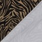 Preview: Viskosejersey - Night Line - kamel/black
