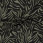 Preview: Viskosejersey - Night Line - khaki/black