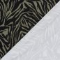 Preview: Viskosejersey - Night Line - khaki/black