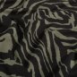 Preview: Viskosejersey - Night Line - khaki/black