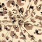 Preview: RESTSTÜCK 1,30m !!! - Viskosejersey - Painted Leo - beige