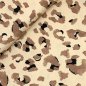 Preview: RESTSTÜCK 1,30m !!! - Viskosejersey - Painted Leo - beige
