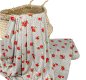 Preview: Viskosejersey - Roses & Dots - taupe