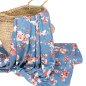 Preview: Viskosejersey - Stauchrosen - dusty blue