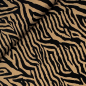 Preview: RESTSTÜCK 1,70m !!! - Viskosejersey - Zebra Cora - kamel