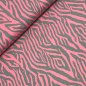 Preview: Viskosejersey - Zebra Cora - rosa/grau