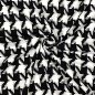 Preview: Viskose Jersey Punta - Tango - black/offwhite