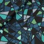 Preview: Viskosesatin - Leades Window - petrol