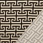 Preview: Viskosesatin - matt - Imperial Lines - black