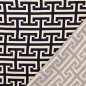 Preview: Viskosesatin - matt - Imperial Lines - navy