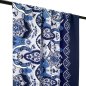 Preview: RESTSTÜCK 60cm !!! - Viskosesatin - mit Rand Bordüre - Moema - denim