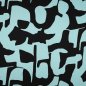Preview: Viskosestretch - Enie - mint/schwarz