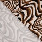 Preview: Viskosestretch - Zebra Brush Strokes - sand/black