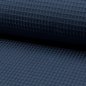 Preview: Waffelpique - Baumwolle - dark jeans