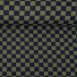 Preview: Waffle Rib Jersey - Check - khaki/black
