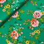 Preview: Bio Baumwoll Satin - Sweet Rose - Wildflower - Cloud9 Fabrics
