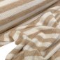 Preview: Woll Strick - Ringel - beige/natur