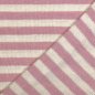 Preview: Woll Strick - Ringel - rosa/natur
