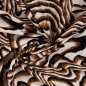 Preview: Viskosestretch - Zebra Brush Strokes - sand/black