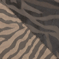 Preview: Doubleface Viskose Gemisch - Zebra - brown