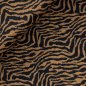 Preview: Mantelstoff - Zebra - braun