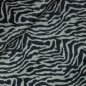 Preview: Mantelstoff - Zebra - grau