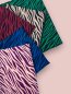 Preview: Viskose mit LENZING™ ECOVERO™ Fasern - Zebra - fuchsia/indigo night - Mind the Maker