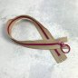 Preview: Reißverschluss - nicht teilbar - 20 cm - bicolour - sand/beere